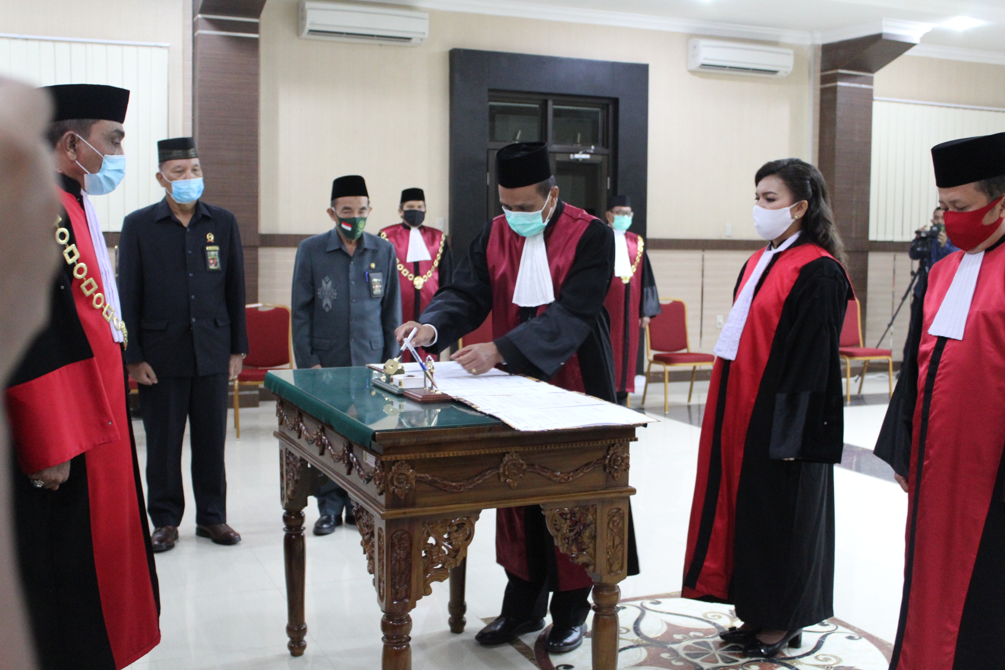 Pengambilan Sumpah Jabatan dan Pelantikan Ketua Pengadilan Negeri Balige Tahun 2020
